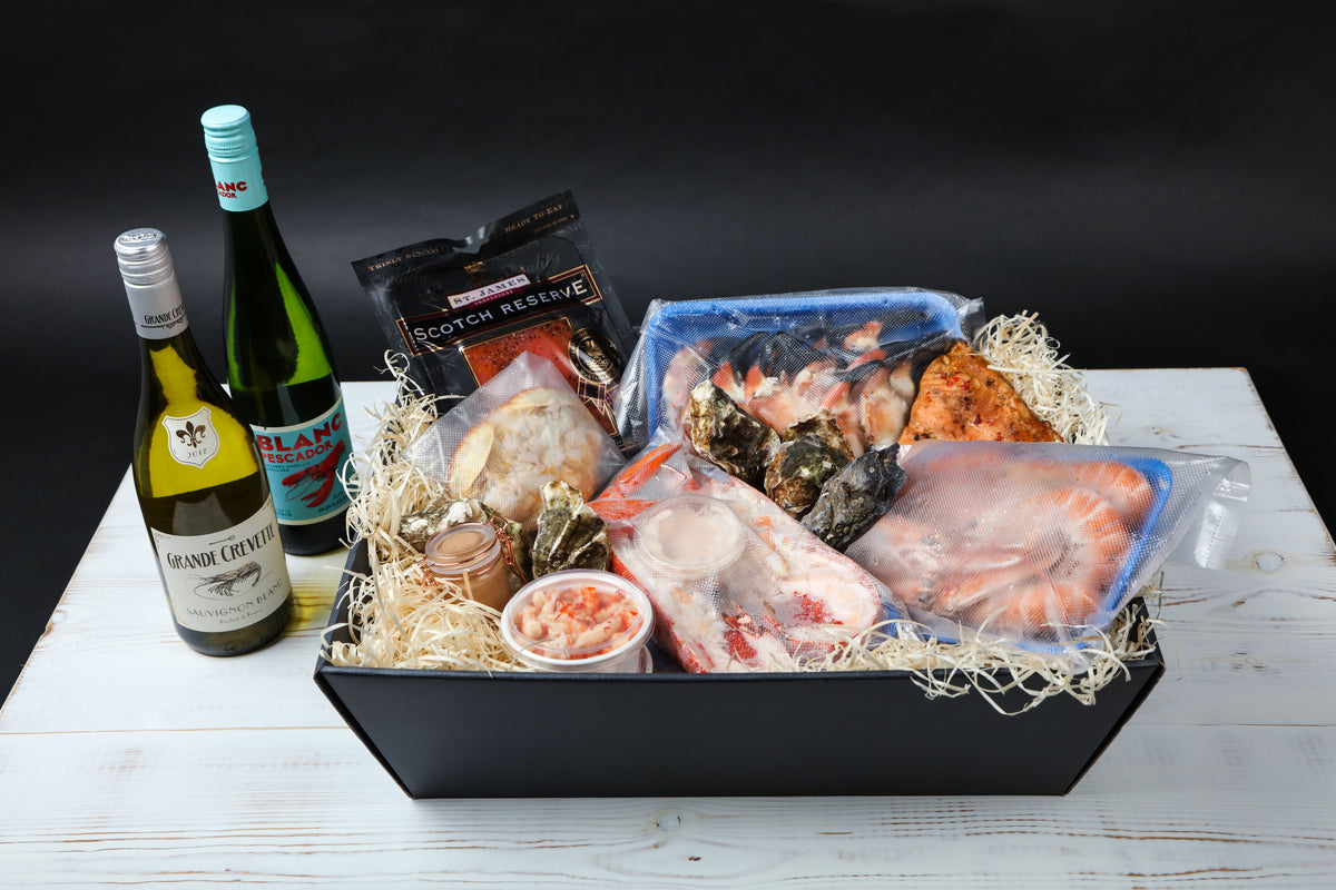 Weekend Brunch Hamper for Two only £59.50 from The Berwick Shellfish Co ...