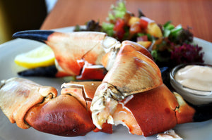 ${product_type Whole Cooked Crab Claws ( 1 kg pack ) The Berwick Shellfish Co.